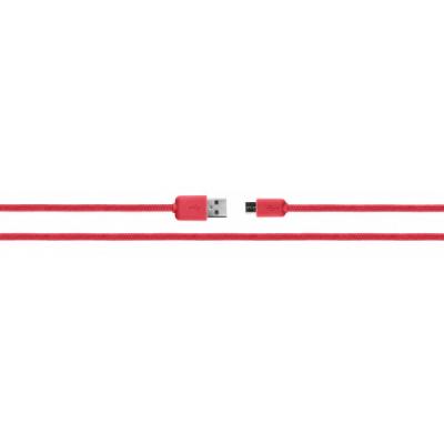 Xqisit KABEL USB-Lightning MFI XQISIT 1.8m czerwony w oplocie