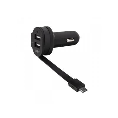 Xqisit Dual Car Charger 6A micro USB black