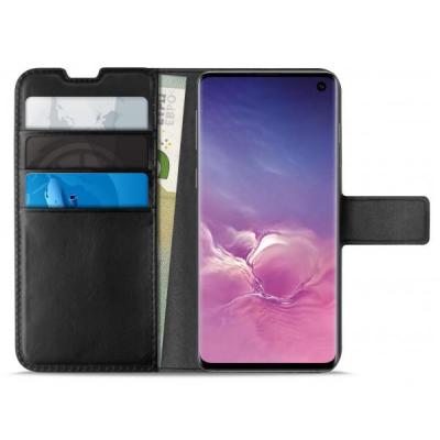 PURO Booklet Wallet Case do Samsung Galaxy S10 (czarny)