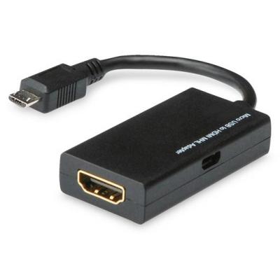 SAVIO CL-32 Adapter MHL micro USB - HDMI >> DO 30 RAT 0% Z ODROCZENIEM NA CAŁY ASORTYMENT! RRSO 0% > BEZPIECZNE ZAKUPY Z DOSTAWĄ DO DOMU