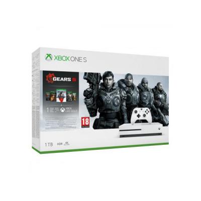 MICROSOFT XBOX ONE S 1TB + Gears 5 + kolekcja gier Gears of War