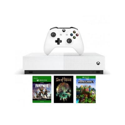 Xbox One S 1000 GB All-Digital Edition Sea of Thieves, Minecraft, Fortnite Legendary evolving skin & 2000 V-bucks