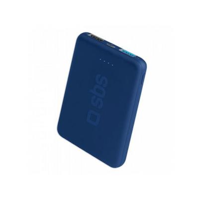 SBS 5000 mAh Pocket 2xUSB Blue