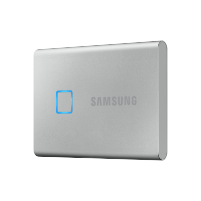 SAMSUNG T7 Touch USB 3.2 2TB Srebrny MU-PC2T0S/WW >> DO 30 RAT 0% Z ODROCZENIEM NA CAŁY ASORTYMENT! RRSO 0% > BEZPIECZNE ZAKUPY Z DOSTAWĄ DO DOMU