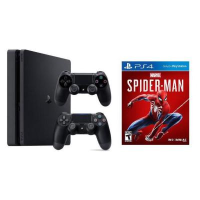 Playstation 4 Slim 500 GB + 2 x Dualshock 4 + Marvel’s Spider-Man