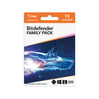 BITDEFENDER Family Pack 12 Miesięcy >> ZAMÓW DO DOMU > RATY DO 20X0% > SUPER PROMOCJE > SPRAWDŹ W NEONET