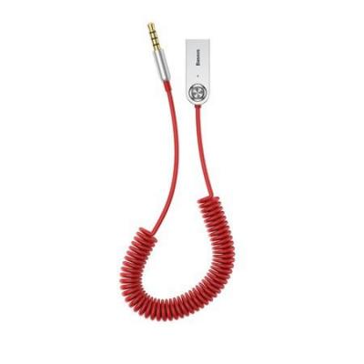 BASEUS USB - AUX BT5.0 czerwony CABA01-09