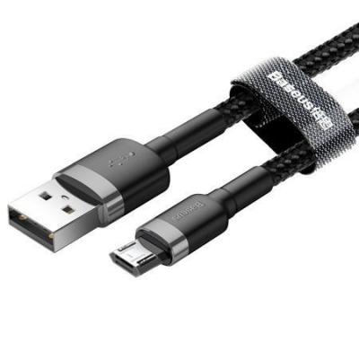 BASEUS USB-microUSB Cafule 2,4 A 0,5 m szaro - czarny CAMKLF-AG1 >> ZAMÓW DO DOMU > RATY DO 20X0% > SUPER PROMOCJE > SPRAWDŹ W NEONET