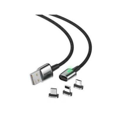 BASEUS USB - microUSB/USB-C/Lightning Zinc Kit 1m czarny TZCAXC-A01 >> ZAMÓW DO DOMU > RATY DO 20X0% > SUPER PROMOCJE > SPRAWDŹ W NEONET