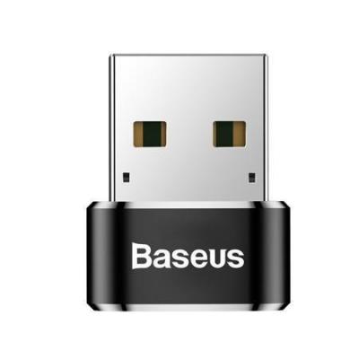BASEUS Adapter USB-C - USB male czarny 5 A CAAOTG-01