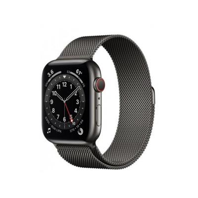 APPLE Watch Series 6 GPS + Cellular, 44mm Graphite Stainless Steel Case with Graphite Milanese Loop