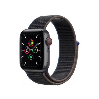 APPLE Watch SE GPS + Cellular, 40mm Space Gray Aluminium Case with Charcoal Sport Loop