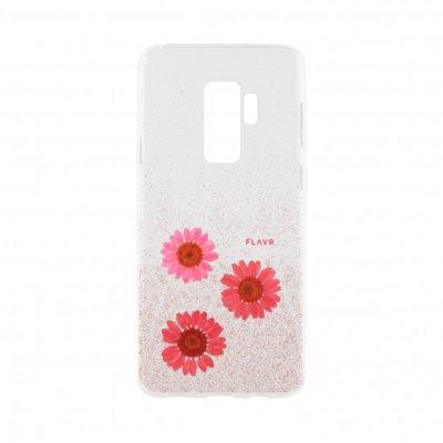 Produkt z outletu: Etui FLAVR iPlate Real Flower Gloria do Samsung Galaxy S9 Różowy (31550)