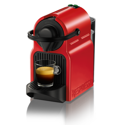 Produkt z outletu: Ekspres KRUPS Nespresso XN1005 Inissia Czerwony
