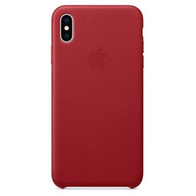 Produkt z outletu: Skórzane etui APPLE iPhone XS Max (PRODUCT)RED MRWQ2ZM/A
