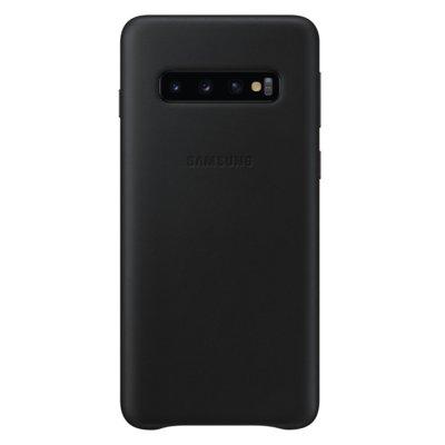 Produkt z outletu: Etui SAMSUNG Leather Cover do Samsung Galaxy S10 Czarny EF-VG973LBEGWW