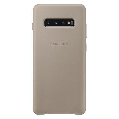 Produkt z outletu: Etui SAMSUNG Leather Cover do Samsung Galaxy S10+ Szary EF-VG975LJEGWW
