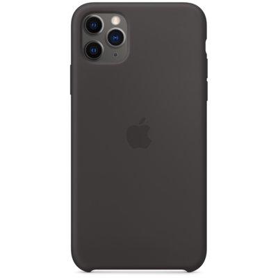 Produkt z outletu: Silikonowe etui APPLE Silicone Case do iPhone 11 Pro Max Czarny MX002ZM/A