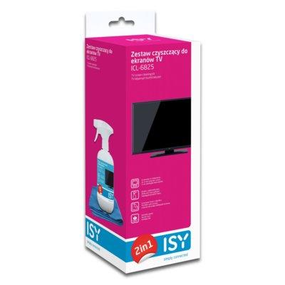 Produkt z outletu: Zestaw czyszczący do ekranów TV ISY ICL-6825