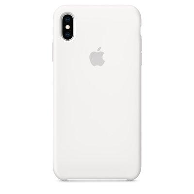 Produkt z outletu: Silikonowe etui APPLE iPhone XS Max Biały MRWF2ZM/A