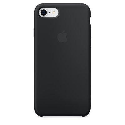 Produkt z outletu: Silikonowe etui APPLE iPhone 8/7 Czarny MQGK2ZM/A