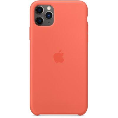 Produkt z outletu: Silikonowe etui APPLE Silicone Case do iPhone 11 Pro Max Jasnopomarańczowy MX022ZM/A