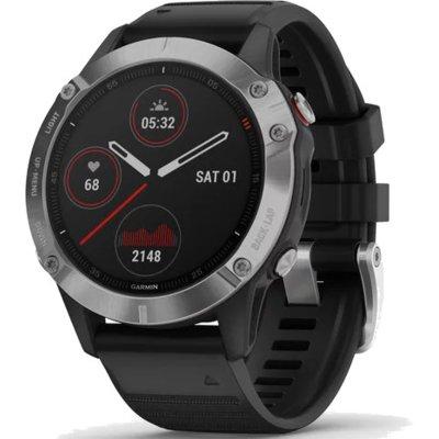 Produkt z outletu: Zegarek sportowy z GPS GARMIN Fenix 6S 42mm Srebrny z czarnym paskiem 010-02159-01