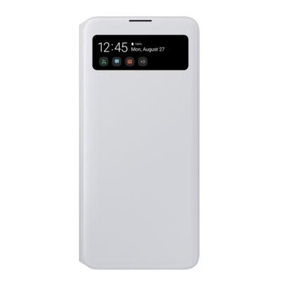 Produkt z outletu: Etui SAMSUNG S-View Wallet Cover do Galaxy A71 Biały EF-EA715PWEGEU