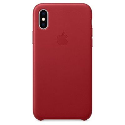 Produkt z outletu: Skórzane etui APPLE iPhone XS (PRODUCT)RED MRWK2ZM/A