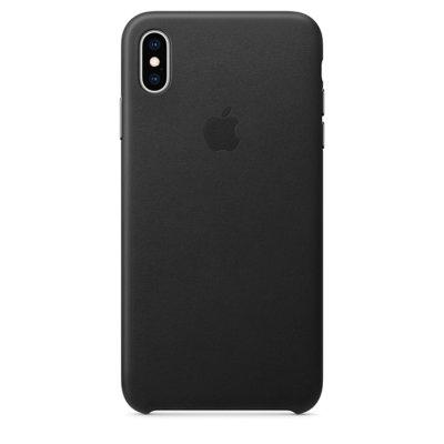 Produkt z outletu: Etui APPLE Leather Case do Apple iPhone XS Max Czarny MRWT2ZM/A