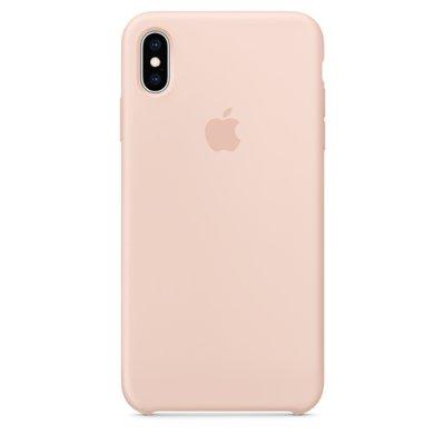 Produkt z outletu: Silikonowe etui APPLE iPhone XS Max Piaskowy róż MTFD2ZM/A