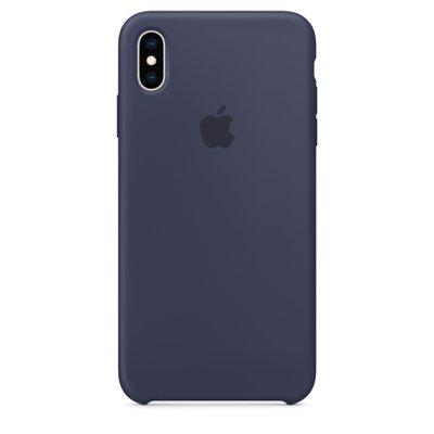 Produkt z outletu: Silikonowe etui APPLE iPhone XS Max Nocny błękit MRWG2ZM/A