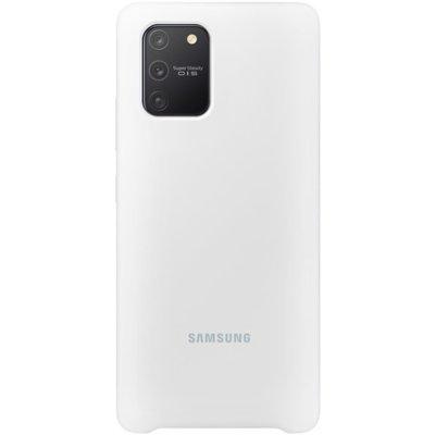 Produkt z outletu: Etui SAMSUNG Silicone Cover do Galaxy S10 Lite Biały EF-PG770TWEGEU
