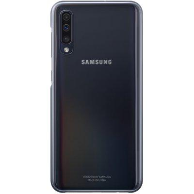 Produkt z outletu: Etui SAMSUNG Gradation do Galaxy A50 Transparentny-Czarny EF-AA505CBEGWW