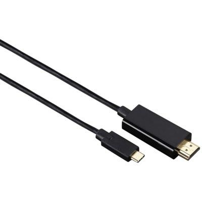 Produkt z outletu: Kabel HAMA USB typ C - HDMI 1.8m