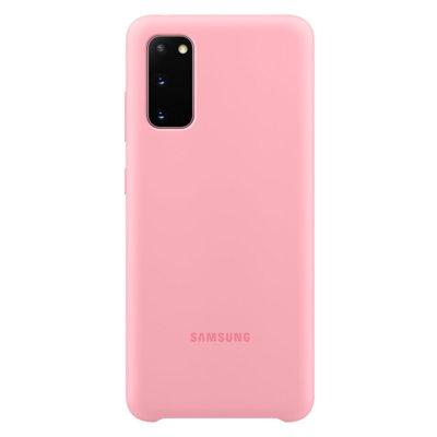 Etui SAMSUNG Silicone Cover do Galaxy S20 Różowy EF-PG980TPEGEU