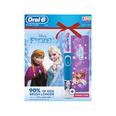 ORAL-B D100 Kids Frozen + etui >> DO 30 RAT 0% Z ODROCZENIEM NA CAŁY ASORTYMENT! RRSO 0% > BEZPIECZNE ZAKUPY Z DOSTAWĄ DO DOMU