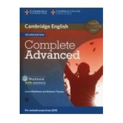 Complete advanced. workbook with answers with audio cd. 2nd edition