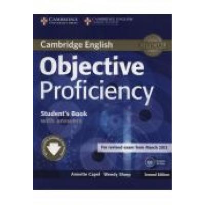 Objective proficiency student's book with answers with downloadable software