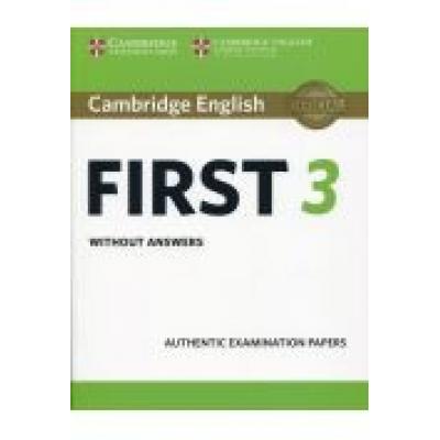 Cambridge english first 3 without answers