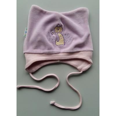 Czapka dla dziecka birko kitty fioletowa 24h rozmiar: 42/44, kolor: fioletowy jasny,