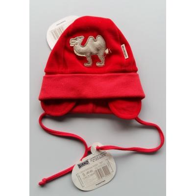 Czapka dla dziecka birko wielbłąd czerwona 24h rozmiar: 46-48, kolor: czerwony,