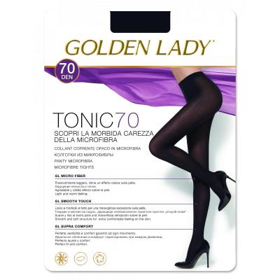 Rajstopy golden lady tonic 70 den rozmiar: 5-xl, kolor: czarny/nero, golden lady
