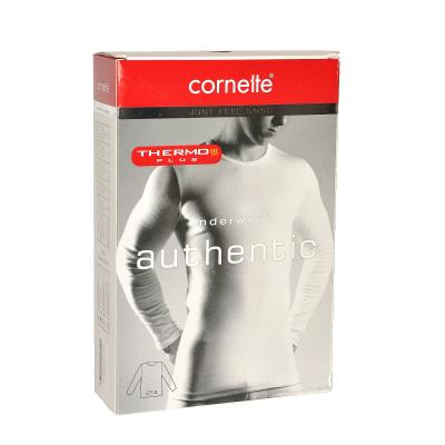 Koszulka cornette authentic thermo plus 214 4xl-5xl rozmiar: 4xl, kolor: czarny/nero, cornette