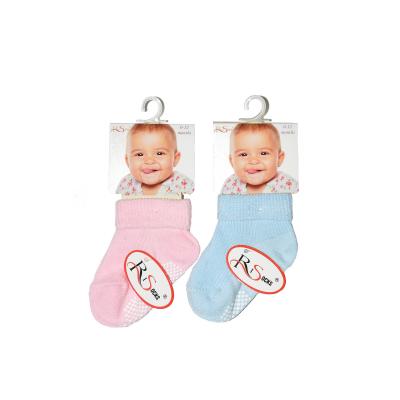 Skarpety risocks niemowle gładkie 3089 abs rozmiar: 0-12miesięcy, kolor: bordowy, risocks