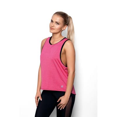 Koszulka eldar abel fit sport rozmiar: l, kolor: różowo-czarny, eldar