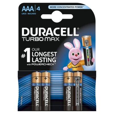 Bateria alkaliczna DURACELL Turbo PowerCheck LR03/AAA MN2400 K4