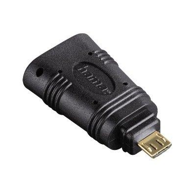 Adapter HAMA USB MICRO B WT. - USB A GN Czarny