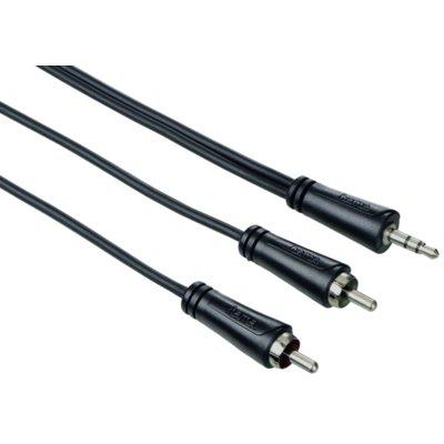 Kabel HAMA jack 3.5mm - 2x RCA 3m