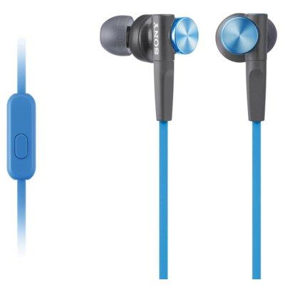 Zestaw słuchawkowy SONY MDR-XB50AP Niebieski